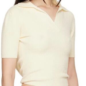 Jacquemus Cream Open-Back Top